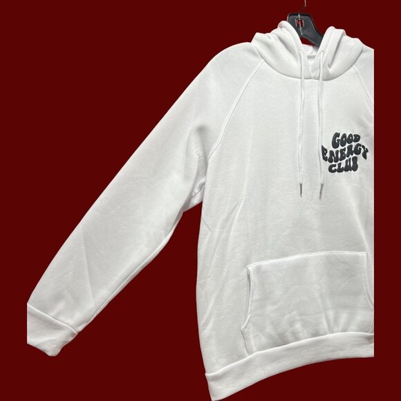 Rue 21 - Men's Long Sleeve Hooded Sweatshirt - White - Medium - Picture 13 of 14